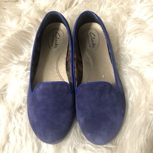 Clarks Suede Flats